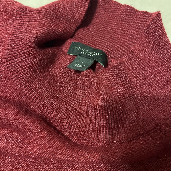 Mock Neck Metallic Top - Picture 4 of 4